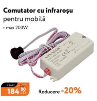 Vivalux Comutator cu infraroșu pentru mobilă max 200W