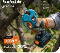 Hammer Foarfecă de grădină 21V 30mm