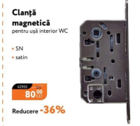Nanu Market Clanță magnetică SN satin