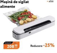 NANU market Mașină de sigilat alimente albă