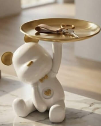 NANU Market Suport decorativ pentru chei ceramic 18 cm