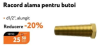 Racord alama pentru butoi d1/2", alungit