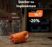 Horoz Electric Ștecher cu împământare 16A