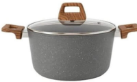 Nanu Market Cratiță cu capac aluminiu 2350 ml