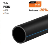 Tub PEID d25 PN6