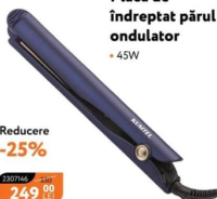 NANU market Placă de îndreptat părul și ondulator Kumtel 45W