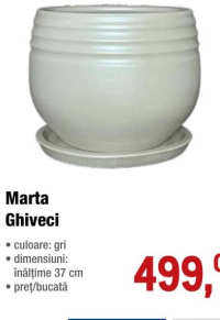 Marta Ghiveci înălțime 37 cm