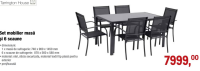 Tarrington House Set mobilier masă și 6 scaune