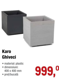 Karo Ghiveci 400 x 400 mm