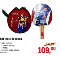 TENEIE Set tenis de masă