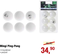 Mingi Ping-Pong 6 bucăți/set