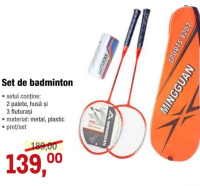 MINGGUAN Set de badminton