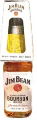 JIM BEAM BOURBON Whiskey 0,7L + Pahar