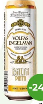 Volfas Engelman Balta Pinta Bere blondă în sortiment c/m 0.568L
