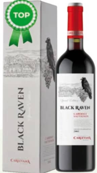 CARLEVANA BLACK RAVEN Vin Cabernet Sauvignon roșu sec 0,75L