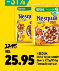 Nesquik Micul dejun sortiment divers 225g/250g