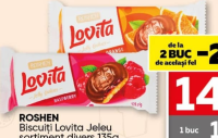 ROSHEN Biscuiți Lovita Jeleu sortiment divers 135g