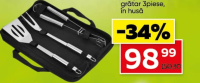 Set pentru grătar 3piese, în husă