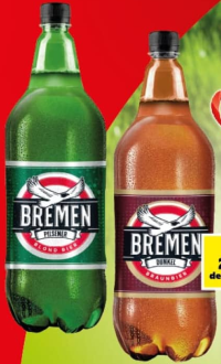 BREMEN Pilsener/Dunkel Bere blondă/brună 2.2L