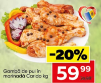 Carido Gambă de pui în marinadă kg