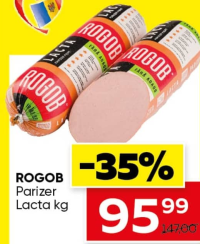 ROGOB Колбаса варёная Lacta кг