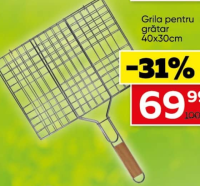 Grila pentru grătar 40x30cm