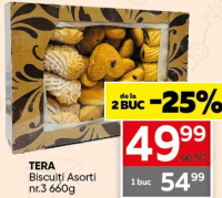 Tera Biscuiți Asorti nr.3 660g