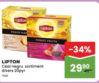 LIPTON Ceai negru sortiment divers 20pyr