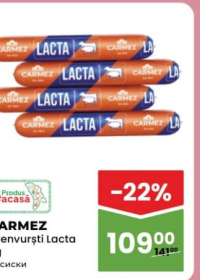 Carmez Crenvurști Lacta Kg