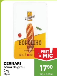 ZERNARI Făină de grâu 2kg