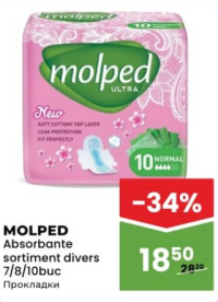 MOLPED Absorbante sortiment divers 7/8/10buc