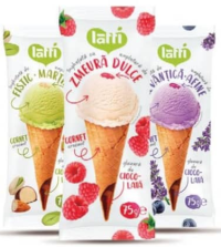 Latti Înghețată cornet sortiment divers 75g