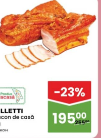 Filletti Bacon de casă Kg