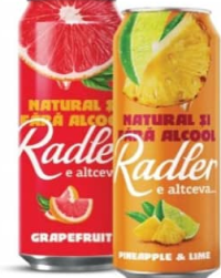 RADLER Bere blondă sortiment divers 0.5L