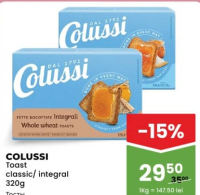 Colussi Toast classic/ integral 320g