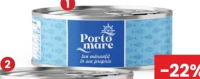 PORTO MARE Ton mărunțit în ulei și saramură 140g