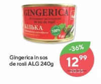 Gingerica ALG in sos de rosii 240g