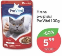 PreVital Hrana p-u pisici 100g