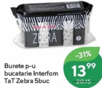 Interfom TaT Zebra Burete p-u bucatarie 5buc