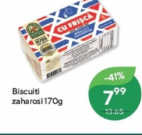 Biscuiți zaharoși cu frișcă 170g