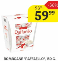 Bomboane "Raffaello", 150 G.