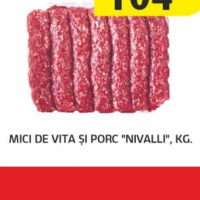 Nivalli Mici de vită și porc, kg