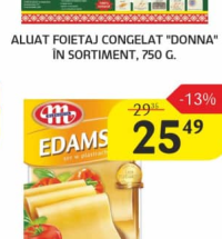 Donna Aluat foietaj congelat în sortiment, 750 g