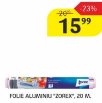 Zorex Folie aluminiu 20 m