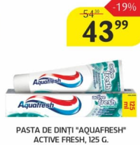 Aquafresh Pastă de dinți Active Fresh 125 g