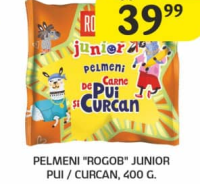 Rogob Pelmeni Junior Pui / Curcan, 400 g