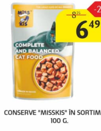 MissKis Conservă în sortiment 100 g