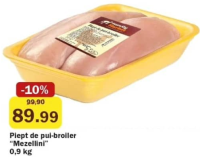 Mezellini Piept de pui-broiler 0,9 kg