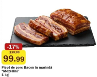 Mezellini Piept de porc Bacon în marinadă 1 kg