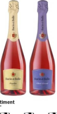 Spumant în sortiment "Bacio di Bolle" 750 ml
